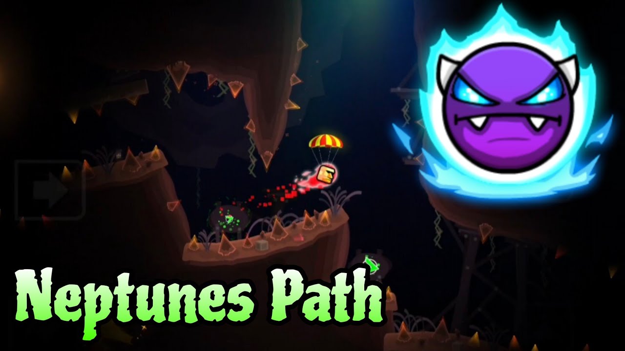NEW MYTHIC - Neptunes Path by Nicki1202 (Platformer Easy Demon) - Geometry Dash 2.2