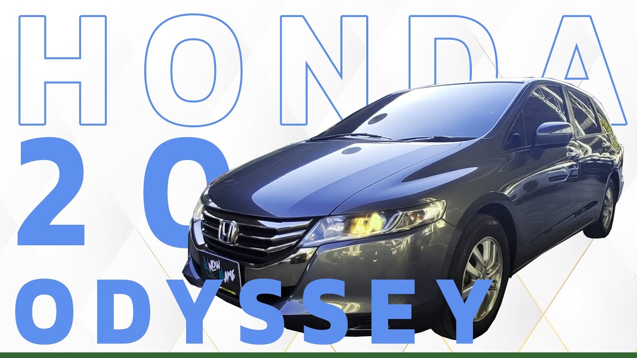 รีวิวHONDA ODYSSEY 2.4 EL i VTEC ปี2012  เครื่องยนต์เบนซิน K24 i Vtec 5 AT เกียร์อัตโนมัติ สีเทา