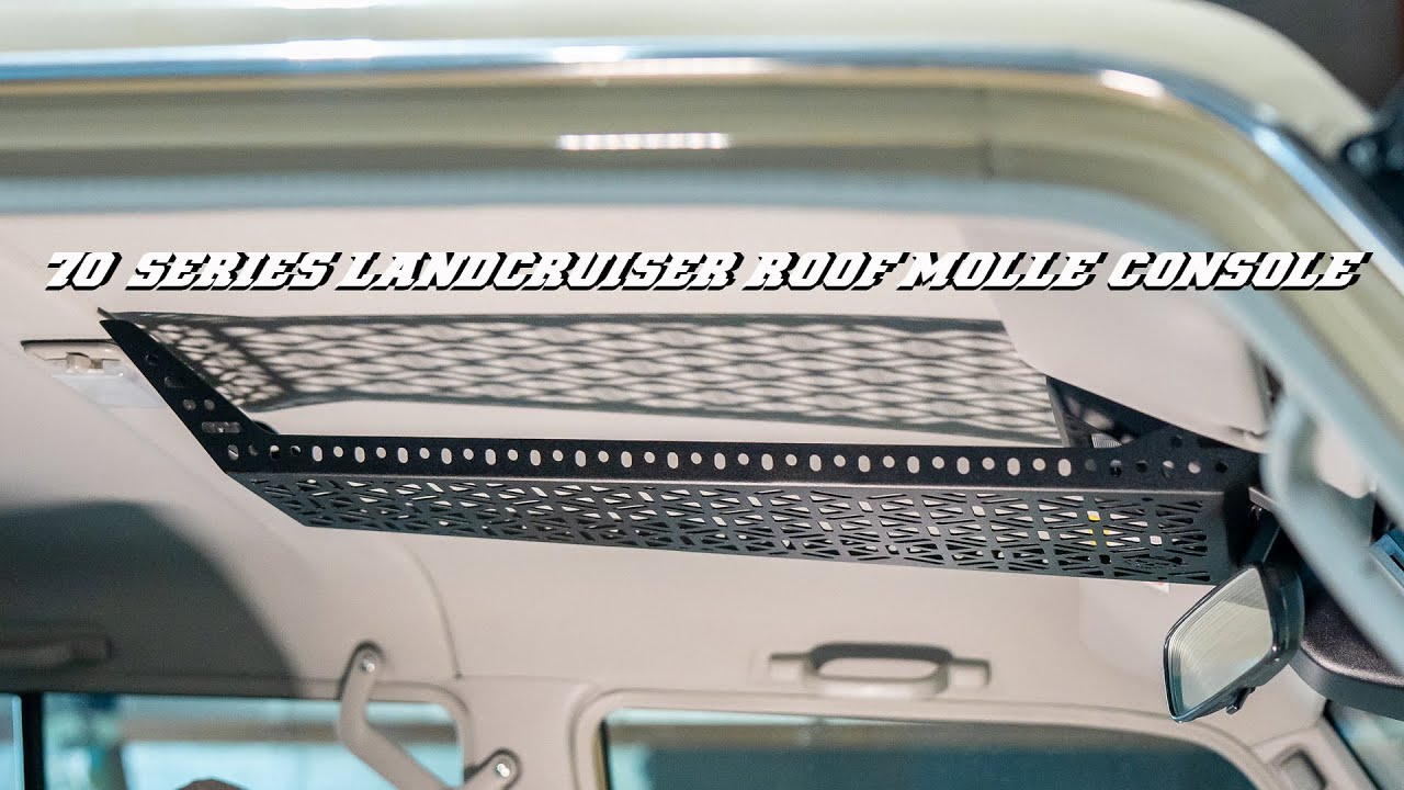 70 SERIES LANDCRUISER ROOF MOLLE CONSOLE How to Install
