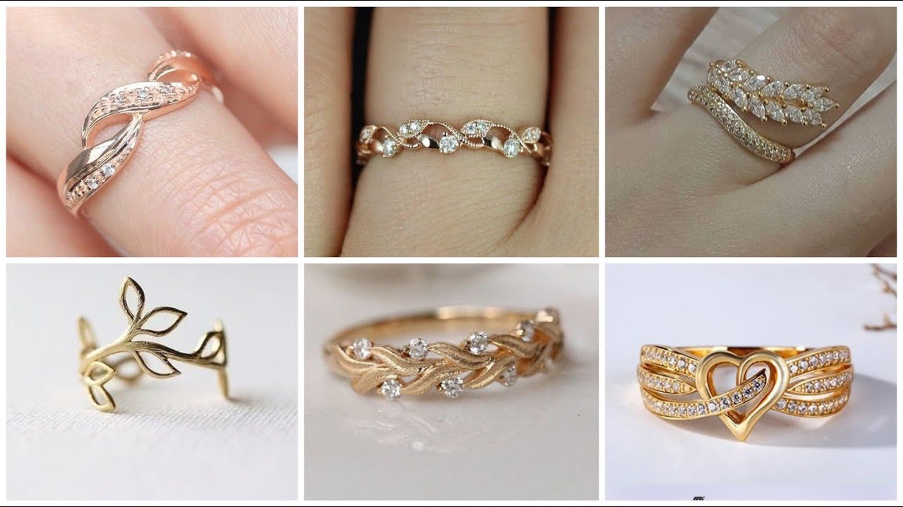 24k Gold Rings Designs Collection For Girls