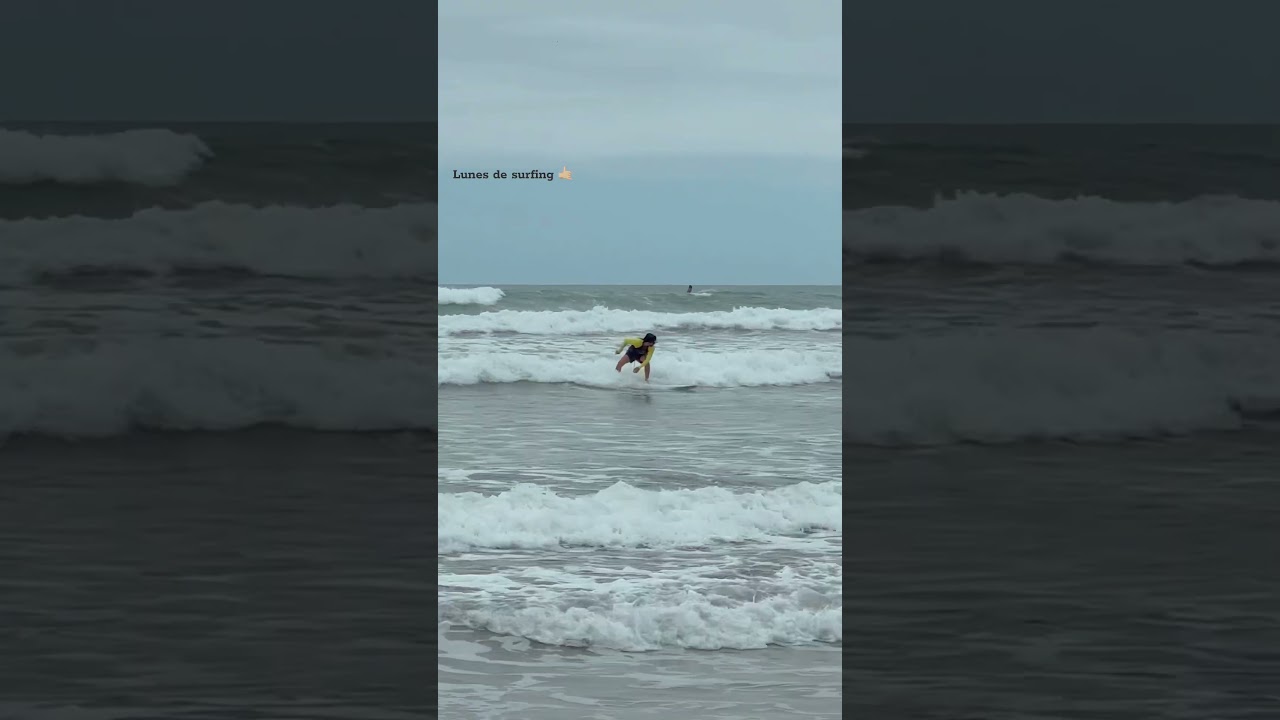 Escuela de surf Ol&oacute;n #shorts #reels #videos #olon #ecuador