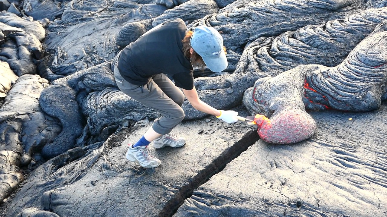 Kilauea lava flow 