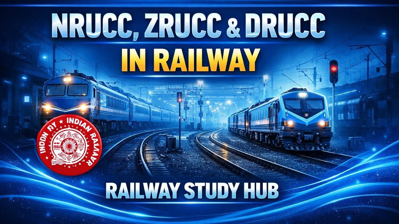 Railway Users’ Consultative Committees | NRUCC ZRUCC DRUCC | GDCE LDCE Railway Study Hub