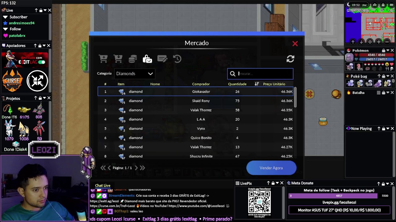LIVE PokeXGames! RAINBOW9 260+ MALEFIC ☣️👻 - Leozi