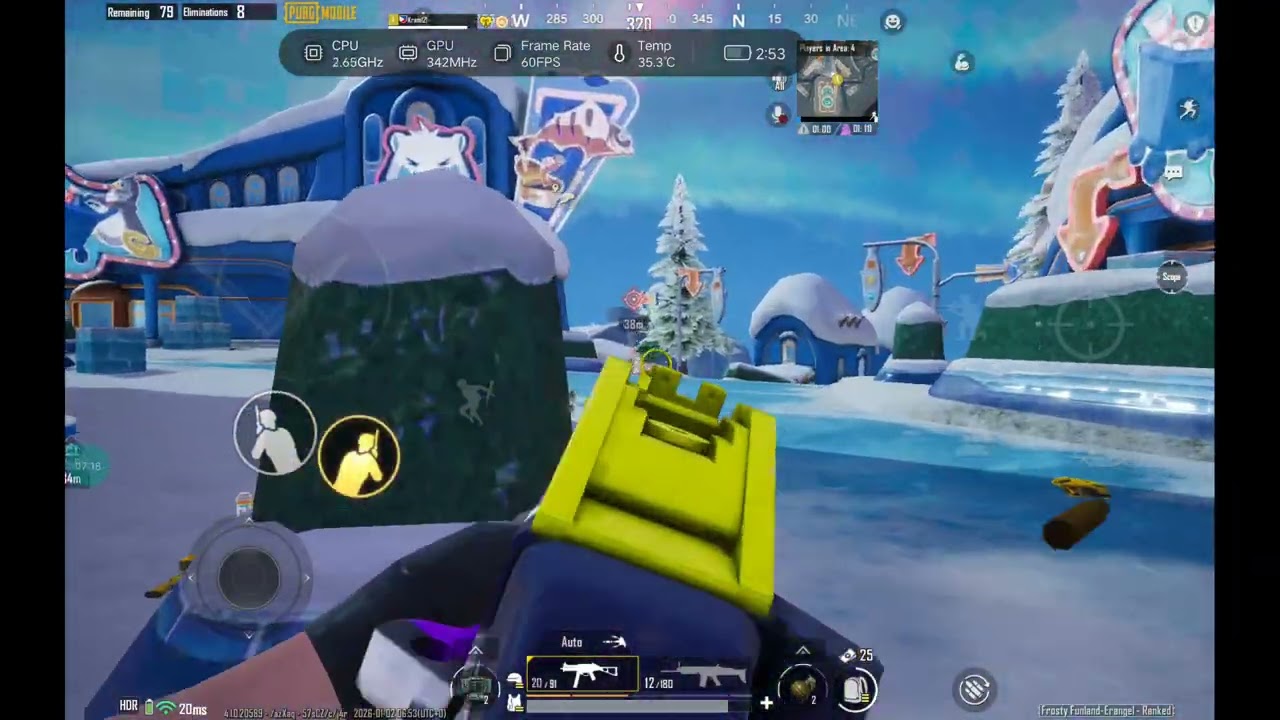 PUBG mobile -lenovo legion y700 gen 4  hdr/60fps