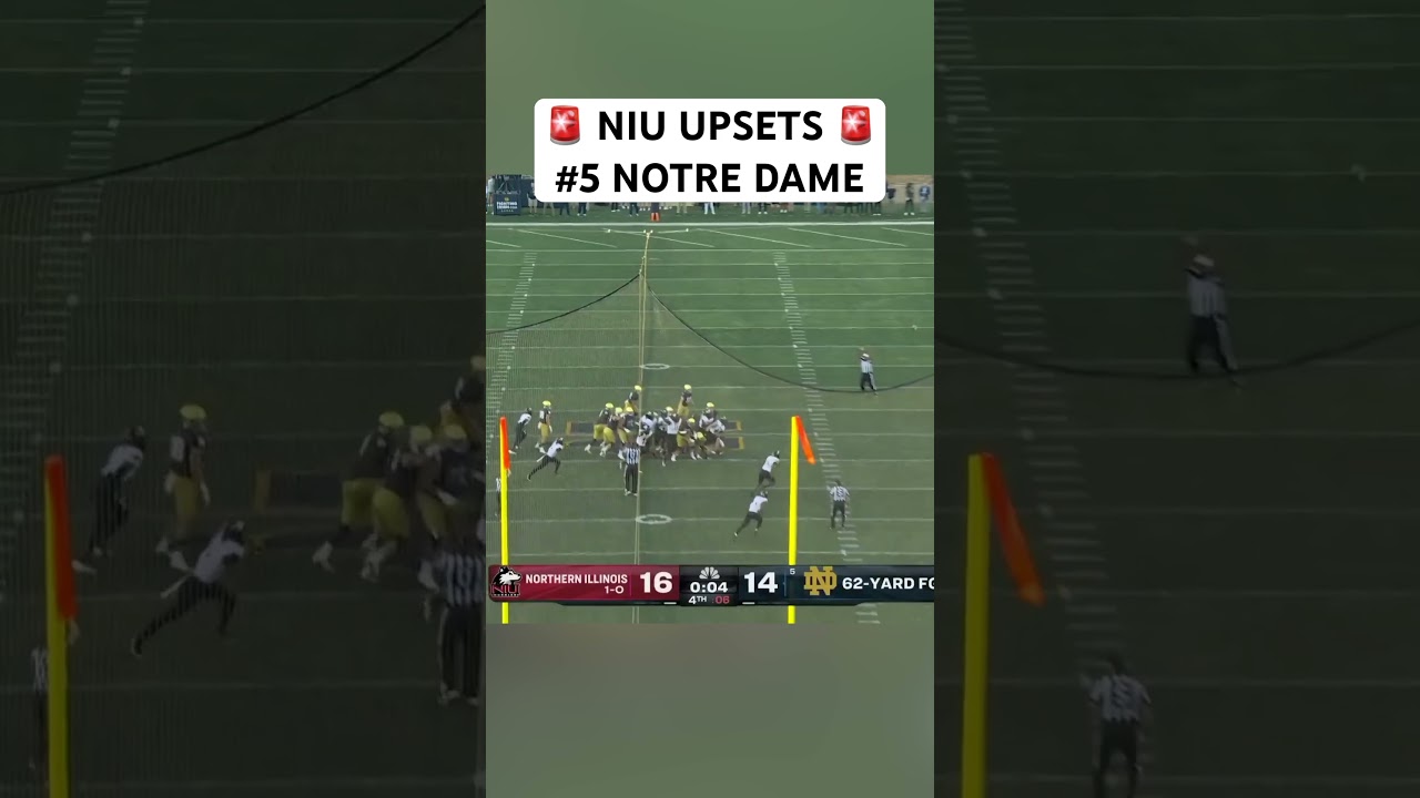 Notre Dame paid Northern Illinois $1.4 million to play in South Bend 😭 #shorts