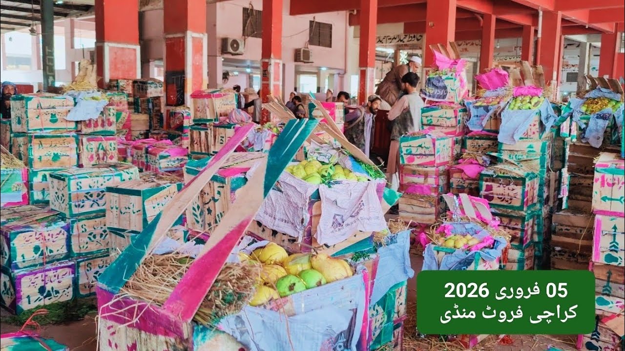 Karachi Fruit Mandi Aaj Ka Scene 🔥 | Taza Phal Rates + Wholesale Market Tour 2026
