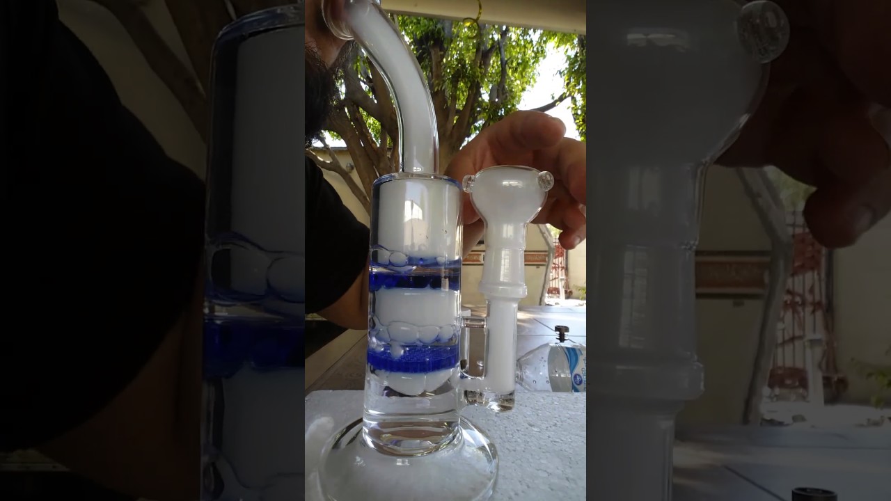 Honeycomb with turbine perc bong from Amazon 
