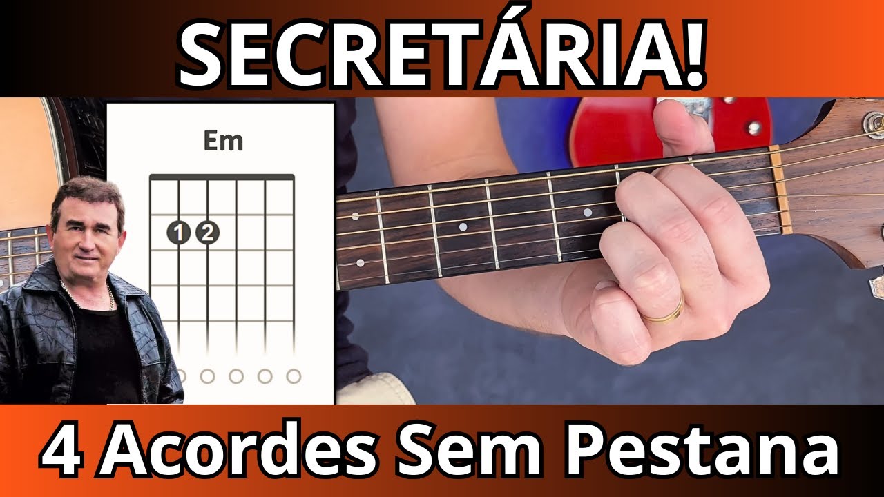 Como Tocar SECRETÁRIA - Amado Batista (Simplificada Sem Pestanas)