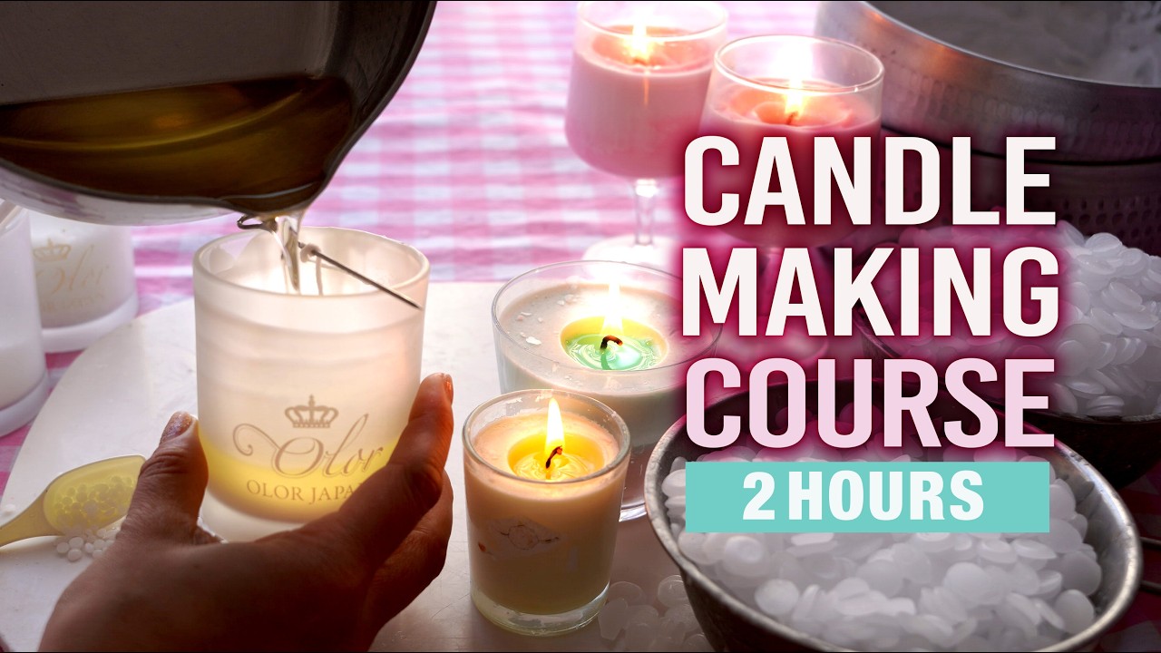 【保存版】キャンドルの教科書・基礎講座２時間/完全版/Complete Candle Training Full Courseはじめてでもキャンドルの基礎が分かるキャンドルの教科書OLOR JAPAN