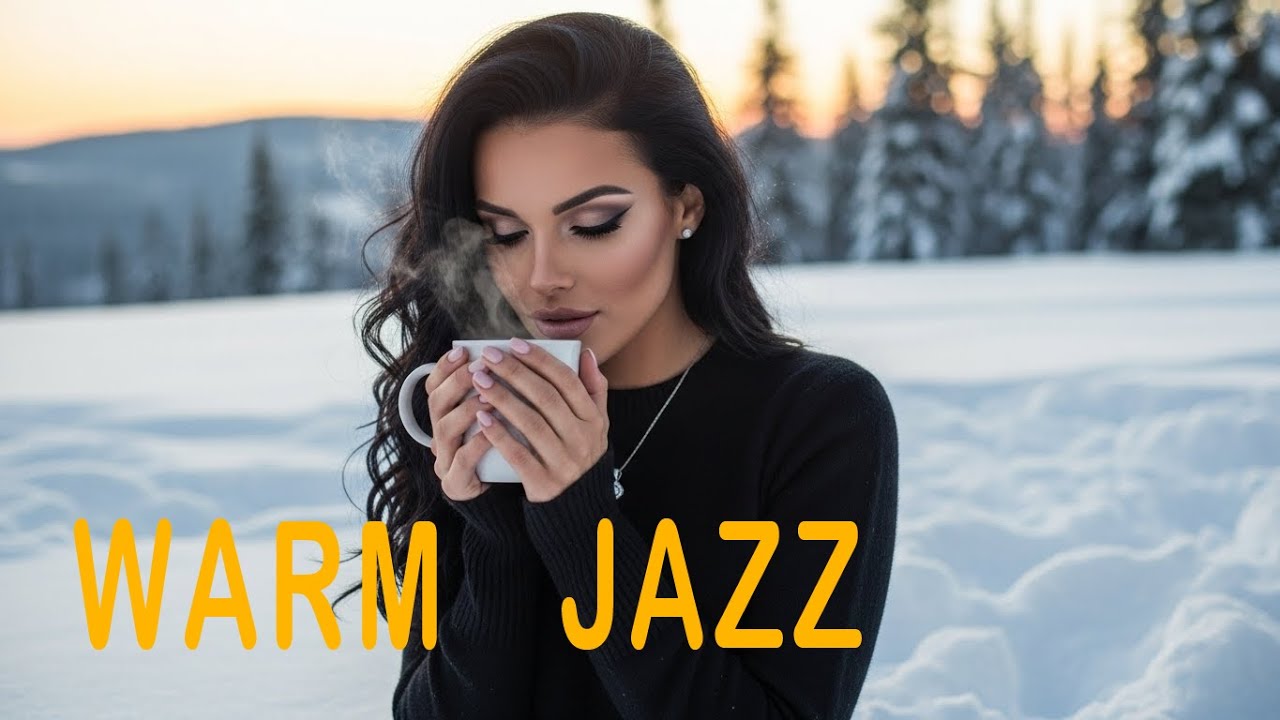 Calming Jazz Music ❄️ Warm Cozy Jazz Background for Deep Sleep, Relax, no lyrics