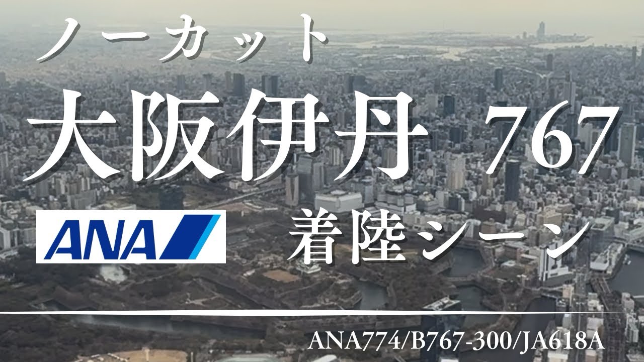 2026.3.7新千歳-伊丹ANA774着陸シーン　