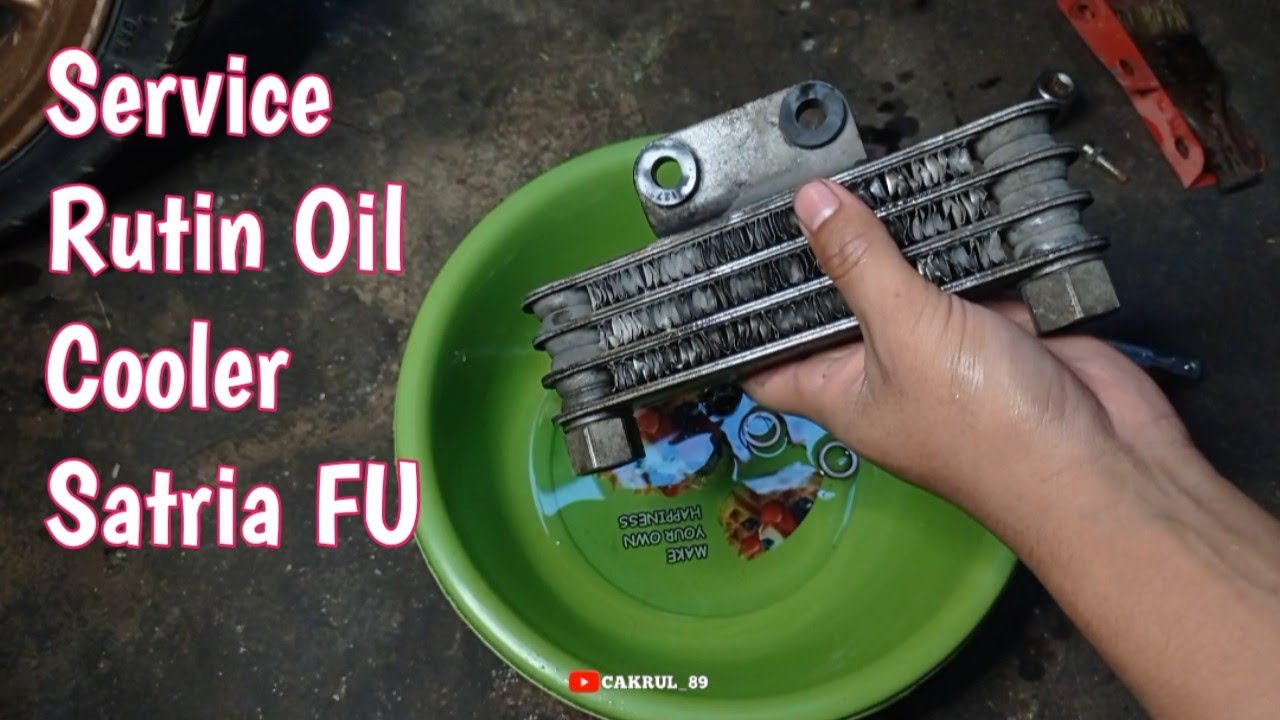 Satria Fu kalian cepat panas atau overhead? || Service Oil Cooler satria Fu150