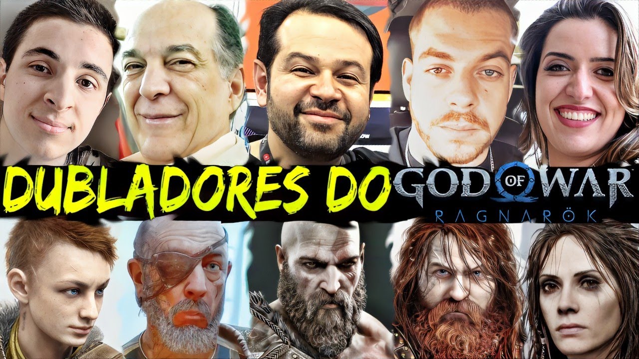Todos os Dubladores do Game God of War Ragnarök #godofwar #godofwarragnarok #Game #dubladores