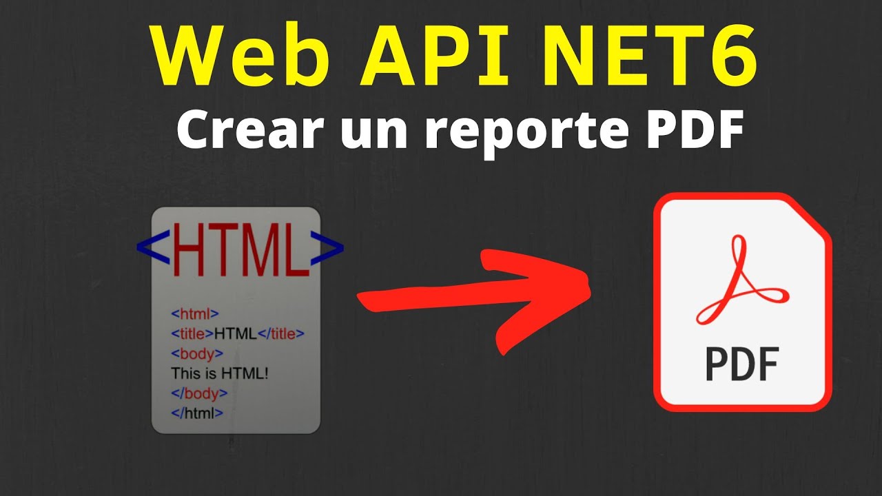 Generar PDF en Web API NET6 con Puppeteer report