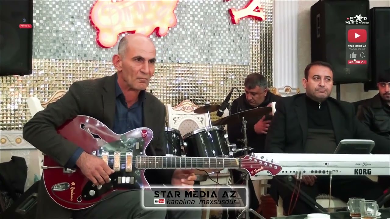 yeni SOLO gözəl bir ifa Gitara Asif Ağcabədili sintezator Rövşən nağara Ramil gitara asif