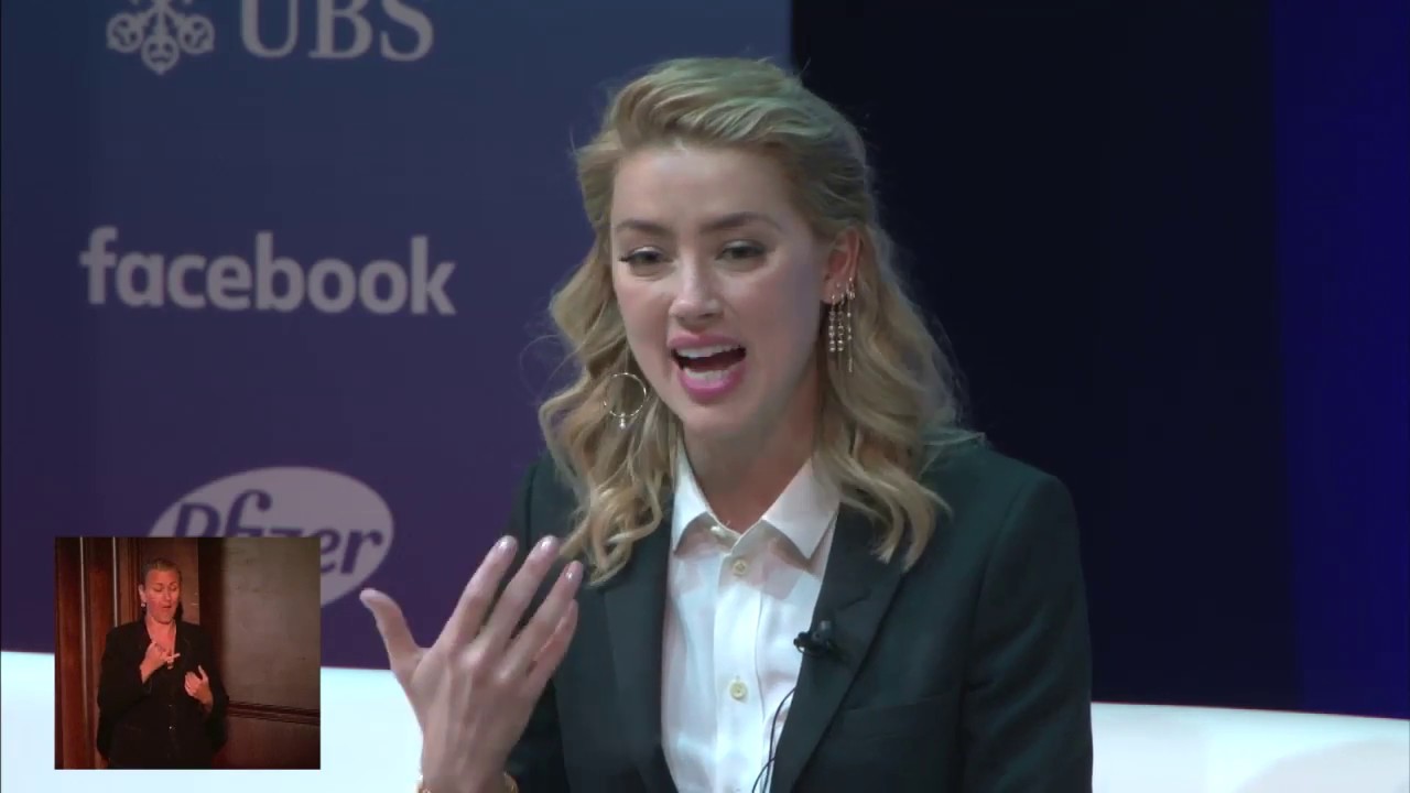 AMBER HEARD at Social Good Summit