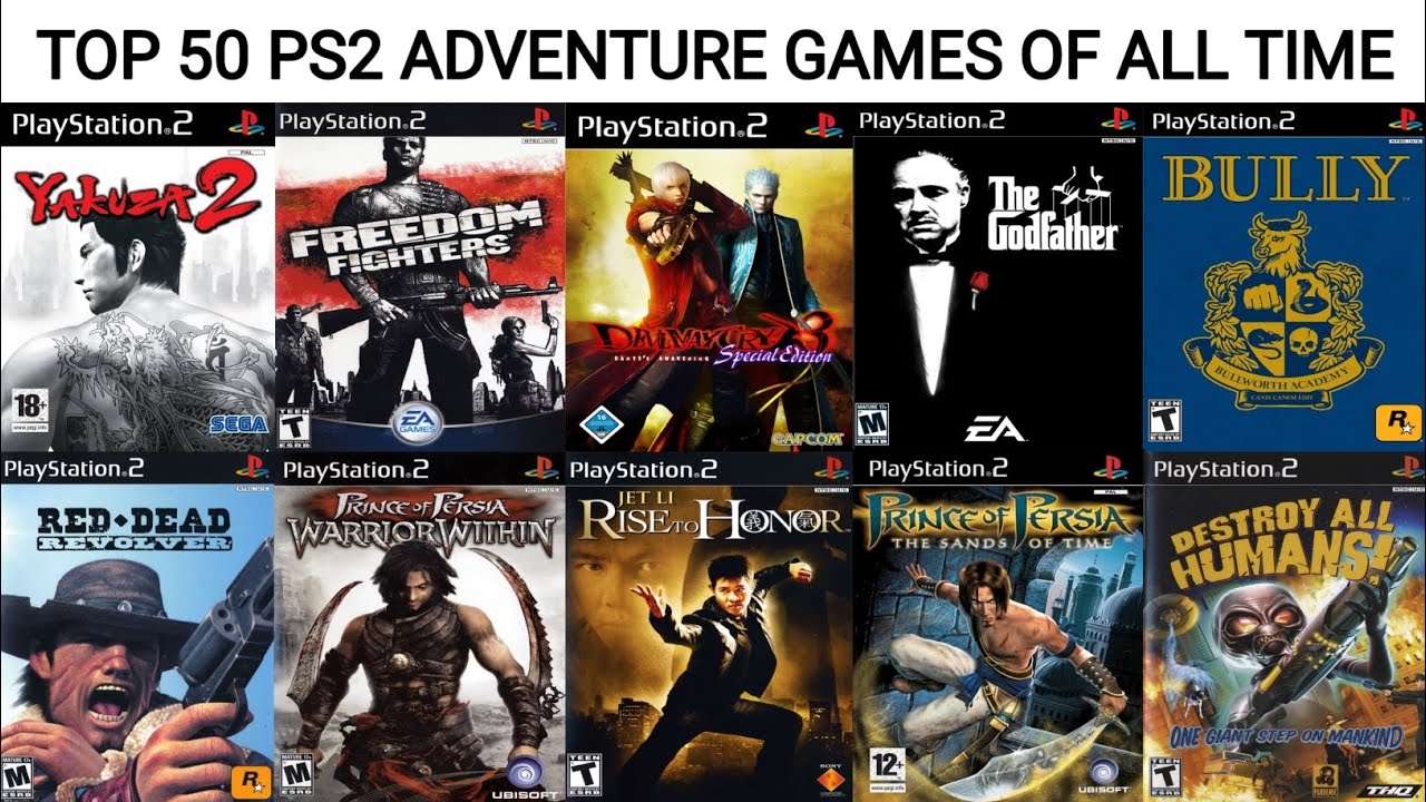 Top 50 Game PS2 Petualangan Terbaik Sepanjang Masa | Game PS2 Terbaik