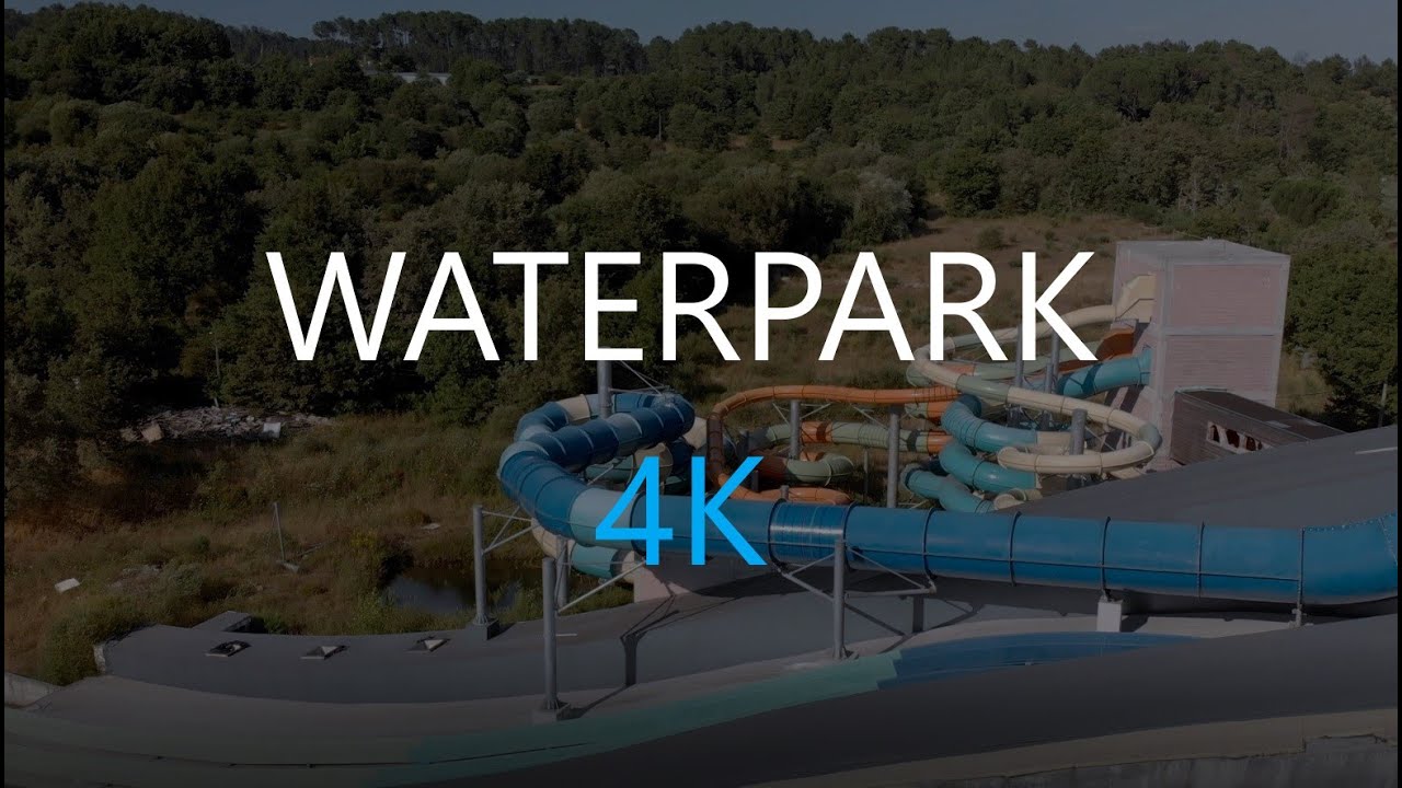 Unfinished and abandoned waterpark