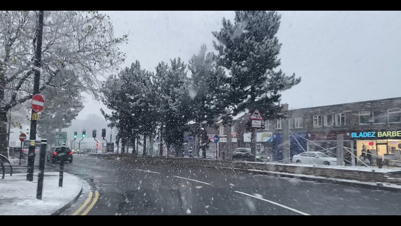 Storm Arwen hit UK| Derby in snow 