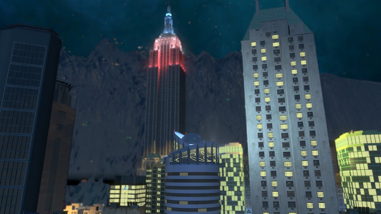 Nightly Mega Tsunami VS Region | Cities Skylines Tsunami #207