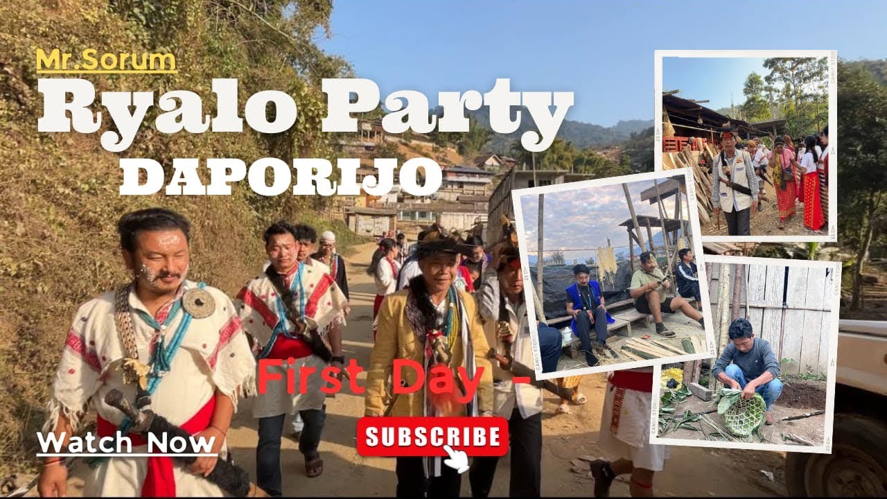  My first video on youtube ll Ryaloo party Daporijo ll Arunachal pradesh 