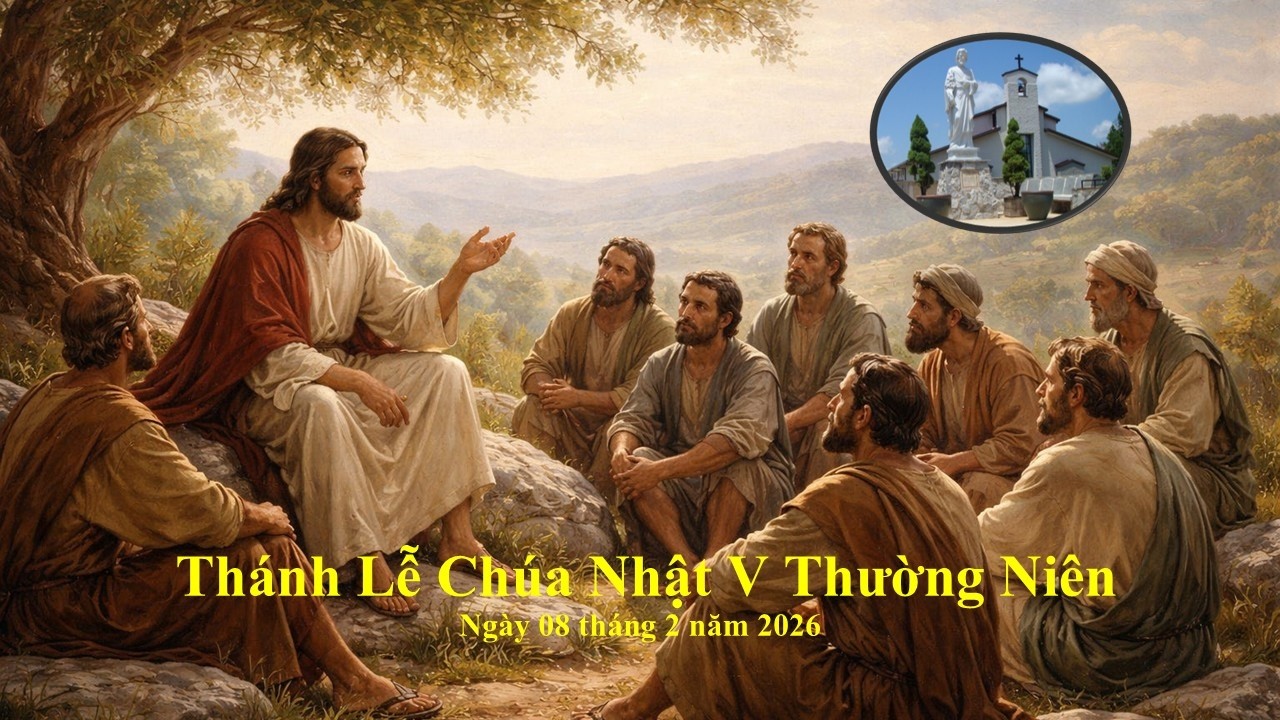 Thánh Lễ Chúa Nhật V Thường Niên. Ngày 08 tháng 2 năm 2026