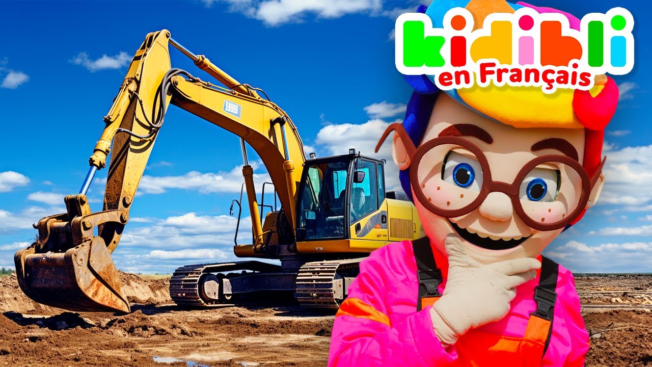 Découvrons les camions de construction ! | Kidibli | Animaj Kids
