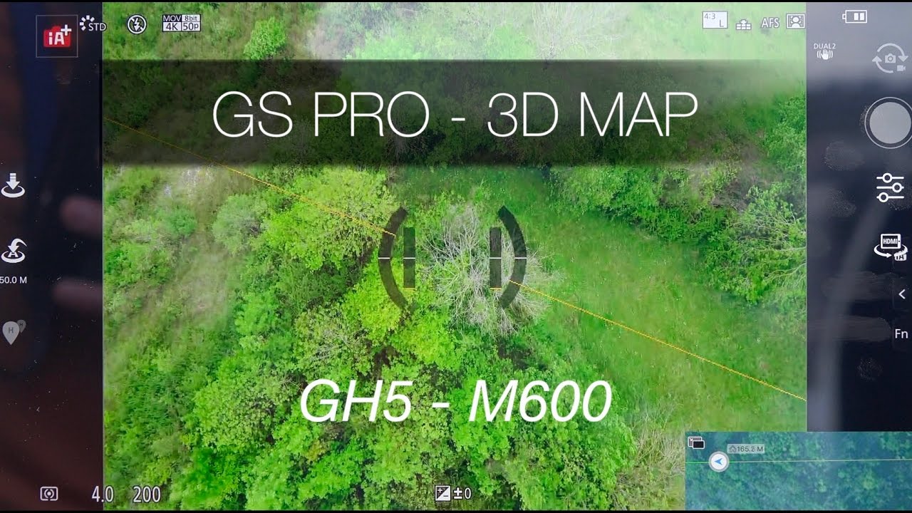 Фотограмметрия - M600 / GH5 и DJI GS PRO - Часть 1