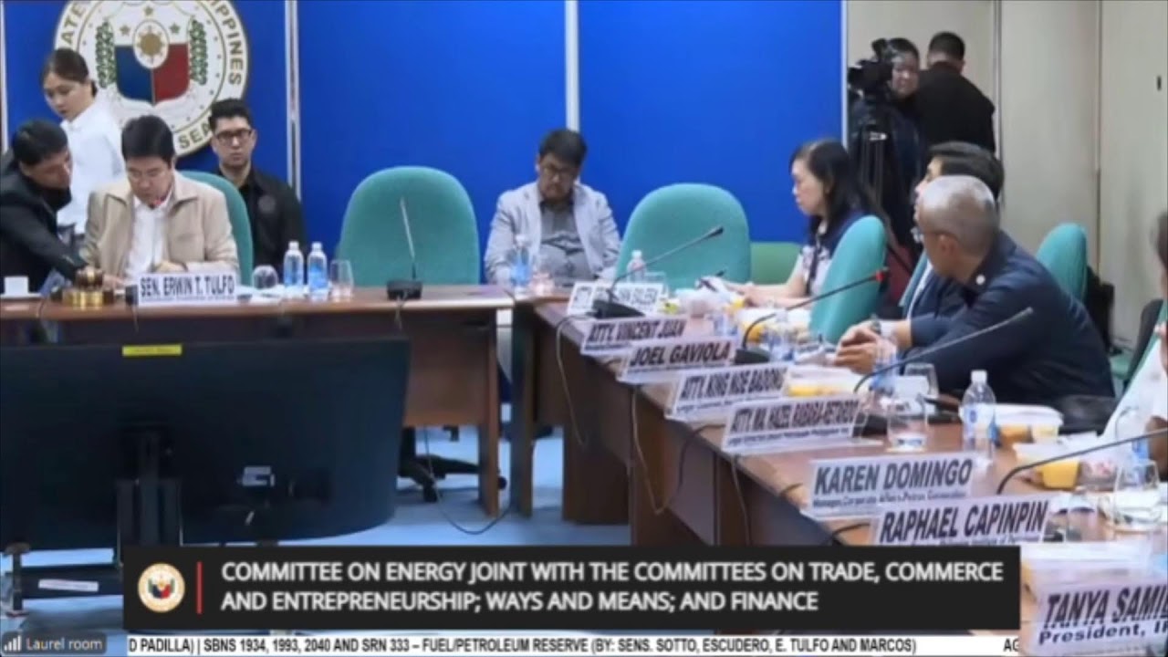 LIVE | Senate Energy panel holds organizational meeting on Oil Deregulation Law