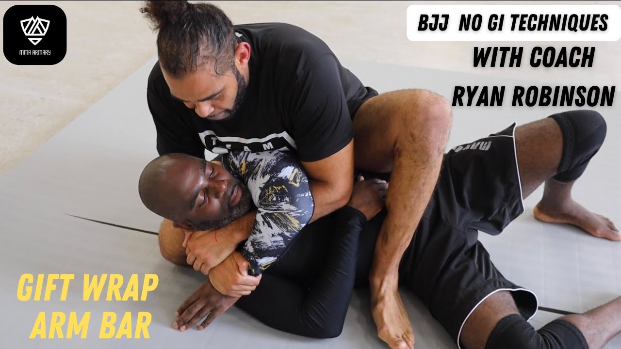 Gift Wrap Arm Bar From Mount! - BJJ No Gi Techniques