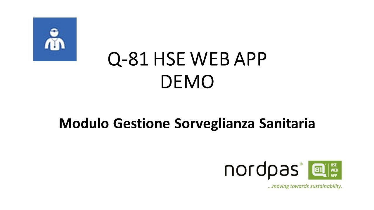 SW: Q-81® HSE WEB APP - Gestione Sorveglianza Sanitaria
