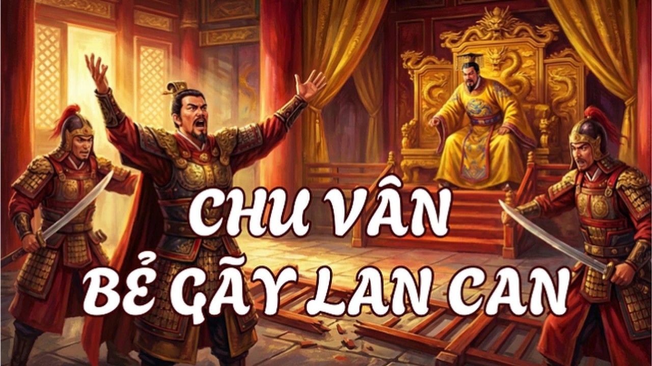 Trung Thần Trung Hoa: Chu Vân Bẻ Gãy Lan Can – Khí Tiết Khiến Cả Triều Đình Chấn Động