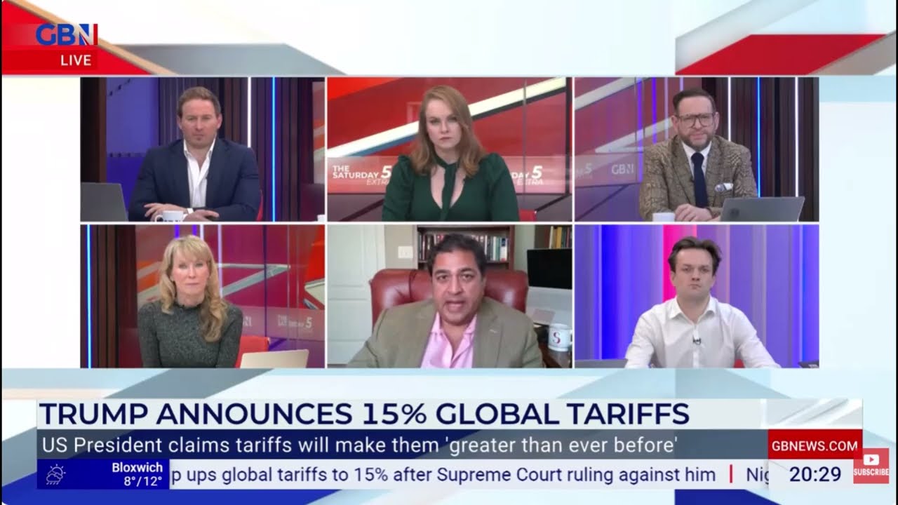 Shanker Singham responds to the U S  Supreme Court tariffs ruling on GB News