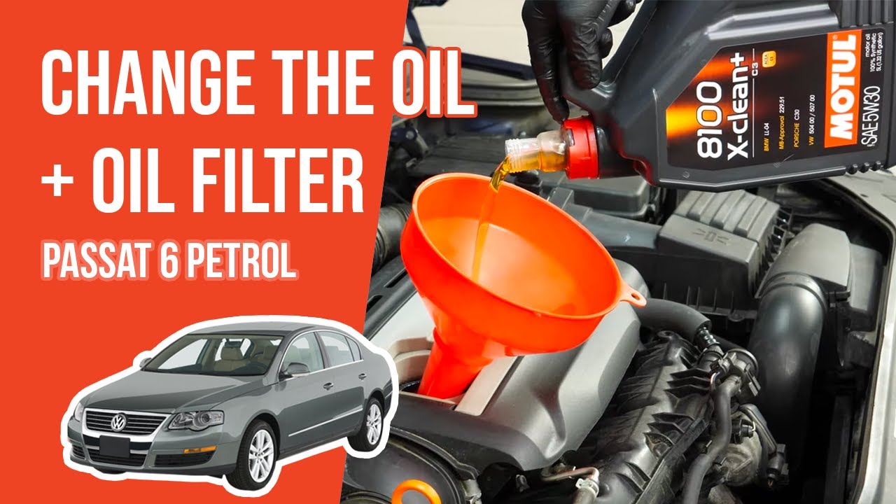 Change the oil and the oil filter Passat mk6 1.8 TSI 🛢