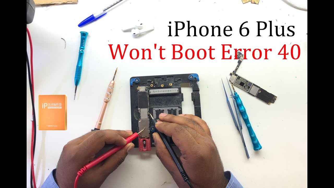 iPhone 6 Plus Stucked in DFU • Error 40 • 4K • iPhone bloccato in recovery• Riparazione scheda madre