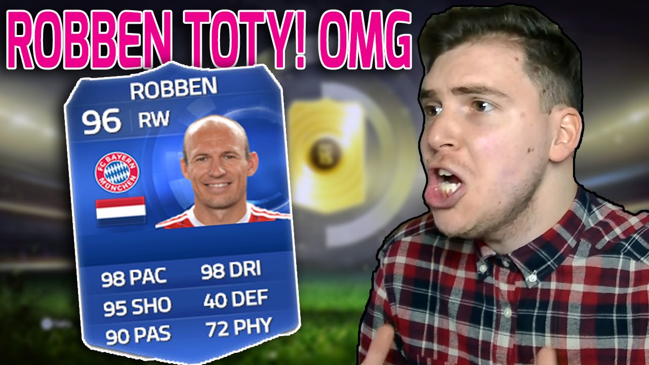 ROBBEN TOTY in a Pack! - BEST TOTY PACK OPENING EVER [Fifa 15 Ultimate Team]