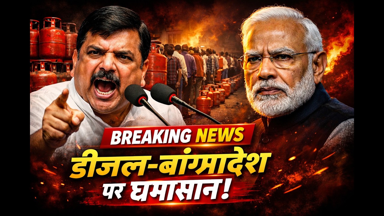 Sanjay Singh Slams PM Modi Over Gas Crisis | AAP Targets Government