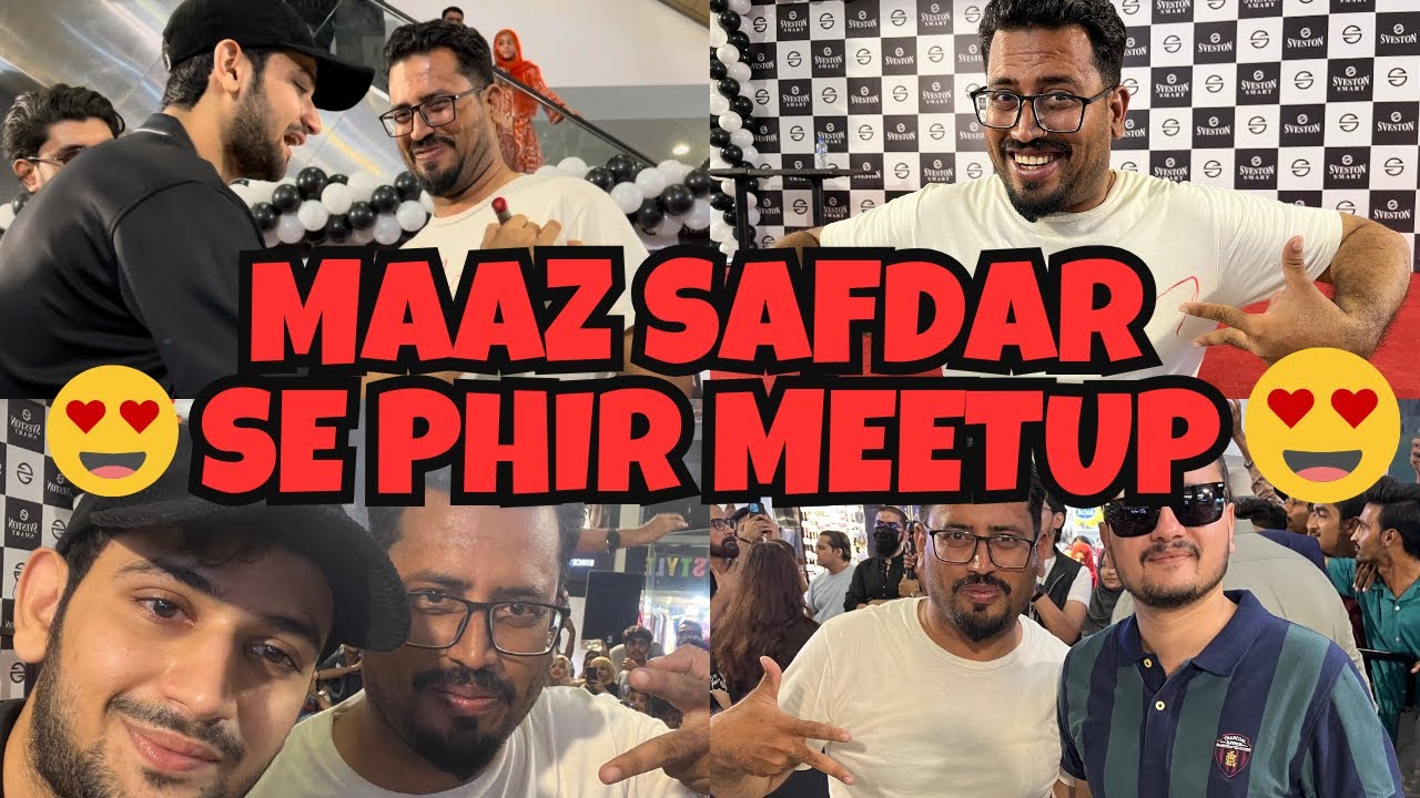 MAAZ SAFDAR MEET UP AT ATRIUM MALL | @MaazSafderWorld ​| MAAZ SAFDAR FANS | SVESTION WATCH LAUNCH