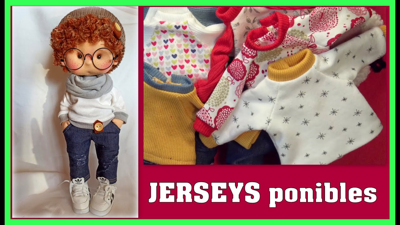JERSEY MANGA LARGA ponible DE MUÑECA VIDEO-492