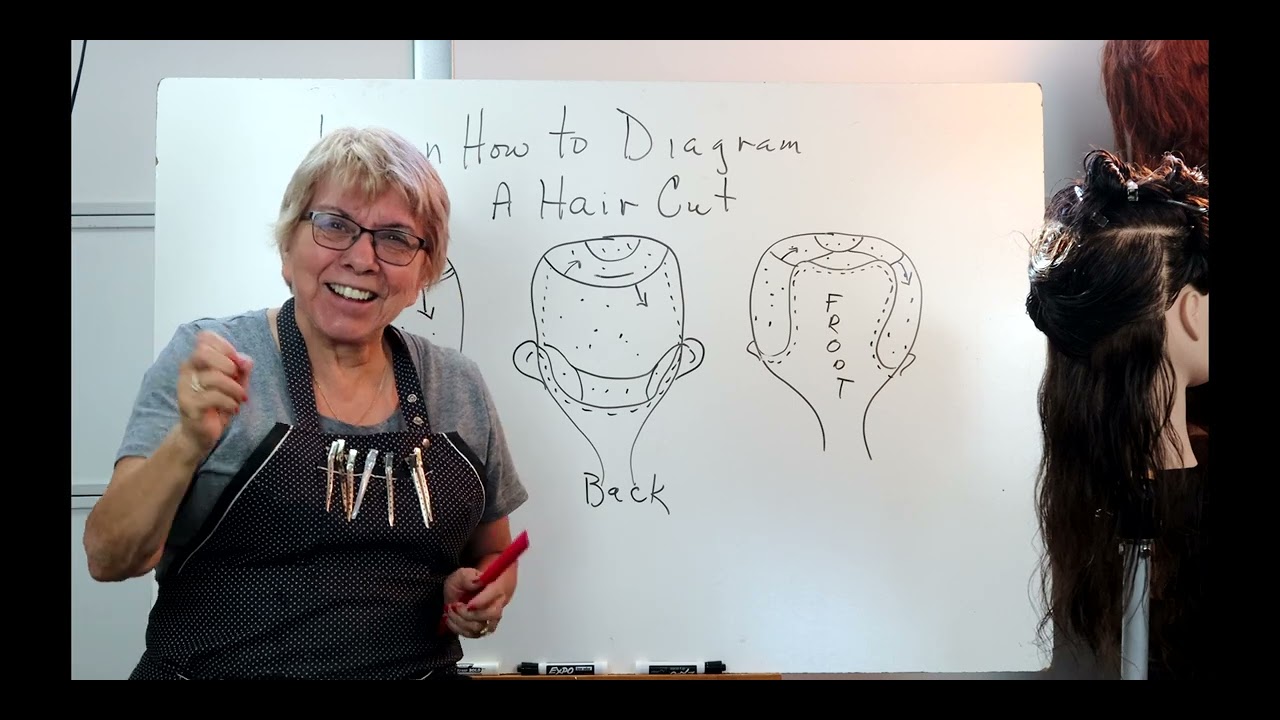 A to Z Cosmetology  Learn to Diagram a Hair Cut