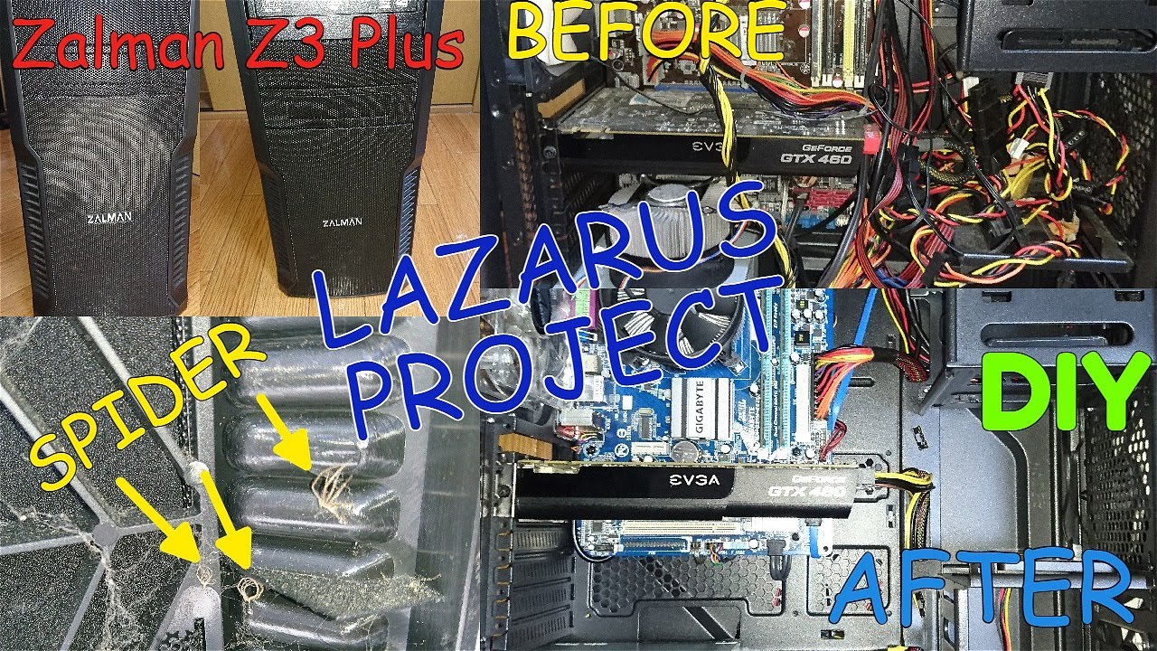 Zalman Z3 Plus Case Clean Up DIY Lazarus Project