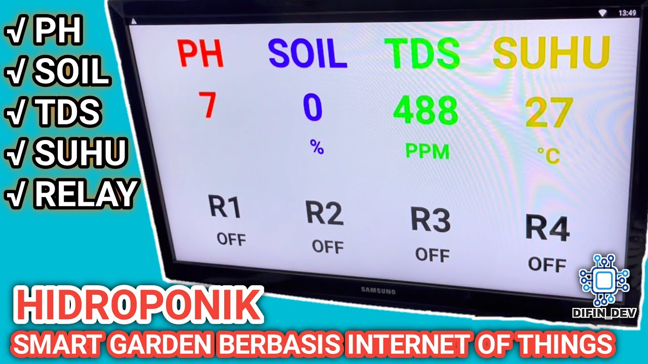 PROJECT ARDUINO SMARTGARDEN HIDROPONIK INTERNET OF THINGS, MONITORING TDS METER, PH, SUHU #iot