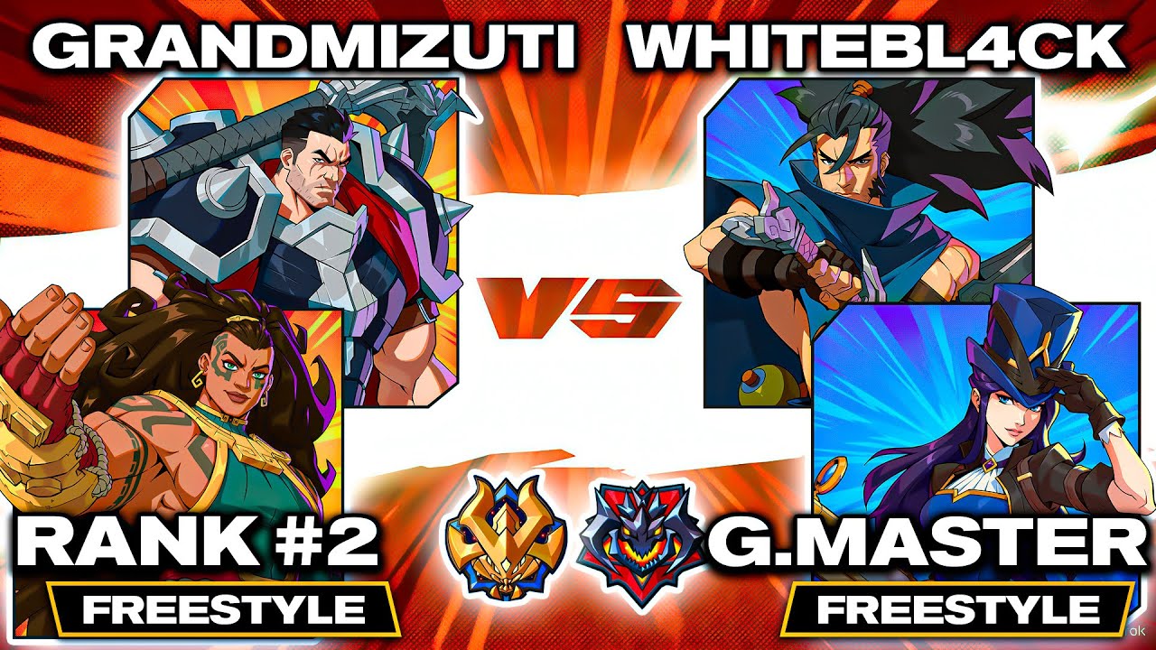 2XKO ▰ grandmizuti (#2)🪓🦑 Darius/Illaoi vs WhiteBl4ck 🧁🌪 Caitlyn/Yasuo ▰ Pro Level Replays