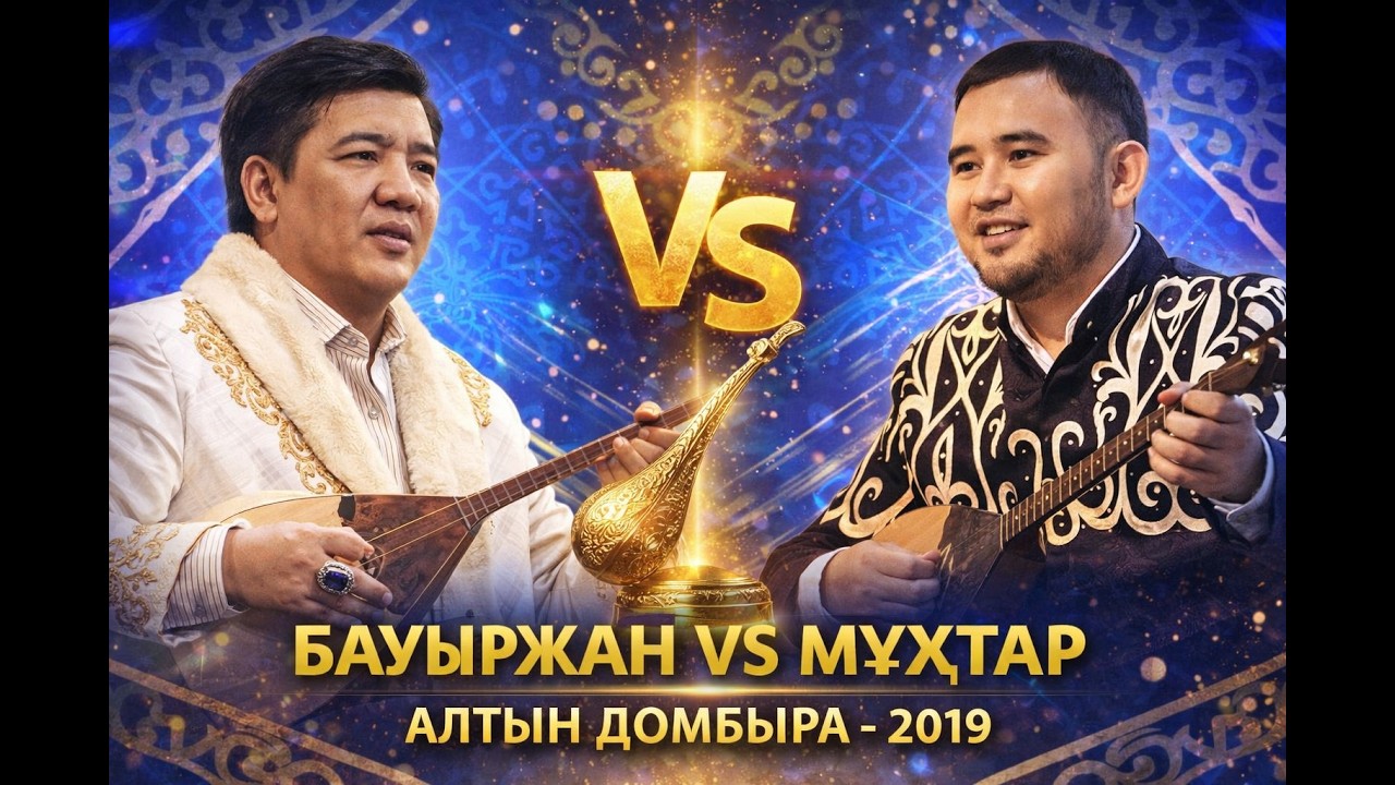Бауыржан ШИРМЕДИНҰЛЫ мен Мұхтар НИЯЗОВ. //Алтын домбыра - 2019