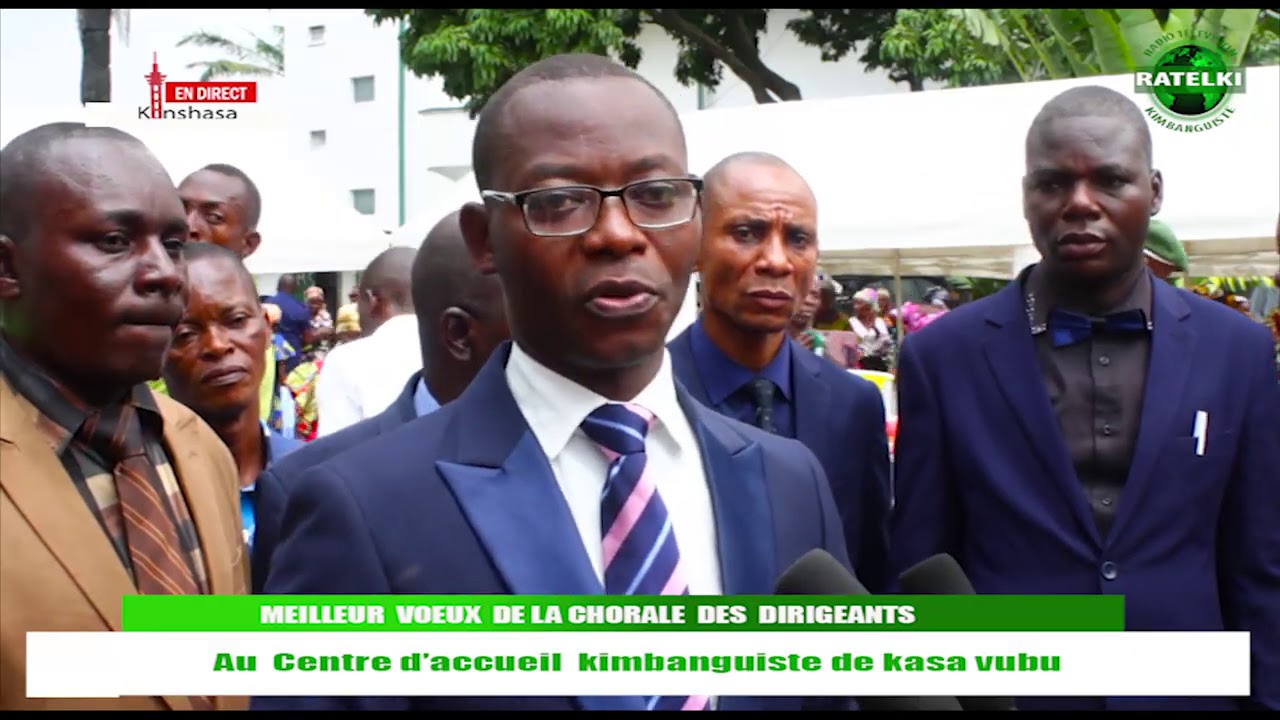 KINSHASA, MERCREDI 30 DECEMBRE : PRESENTATION DES VOEUX 2021 DE LA GRANDE CHORALE DES DIRIGEANTS