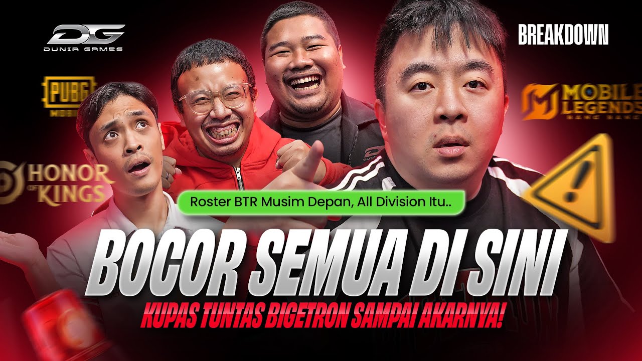 Breakdown Eps 9: Ko Ed Kupas Roster BTR (MLBB, HOK, PUBGM) 2026, Sekalian Curhat Rasanya Jadi CEO!