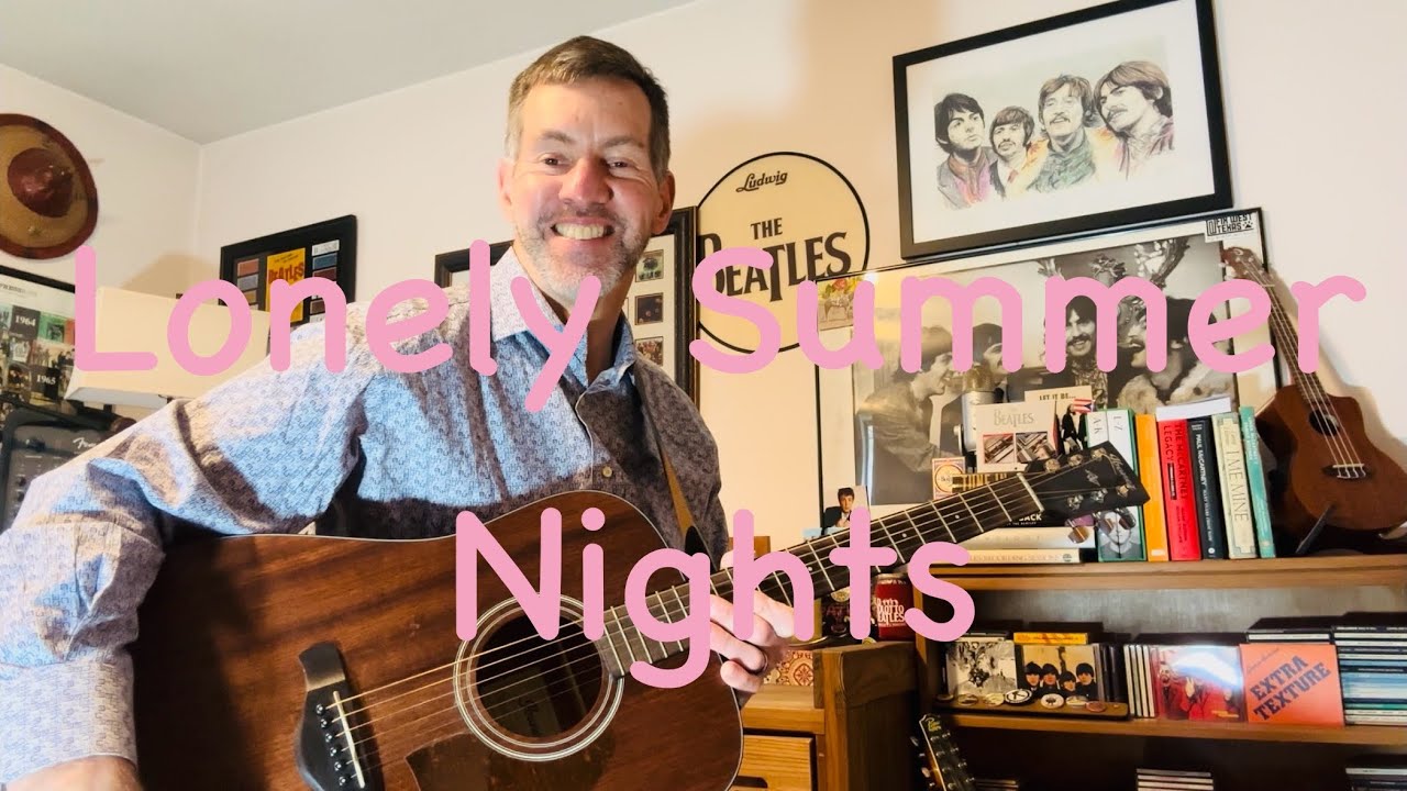 Lonely Summer Nights | Stray Cats | Full Cover & Acoustic Guitar Lesson