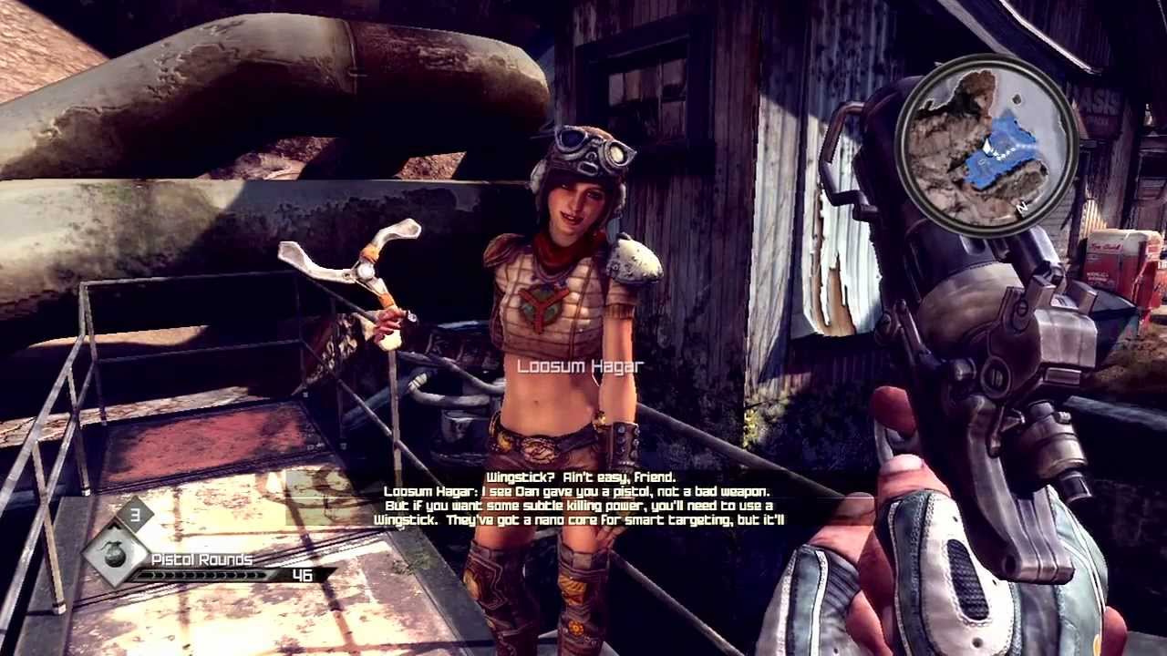 RAGE: Walkthrough - Part 2 - Quell the Bandit Threat (Gameplay & Commentary) [Xbox 360/PS3/PC]