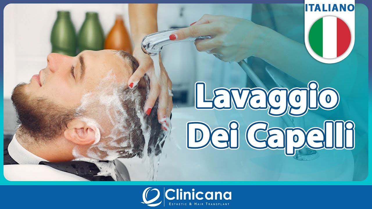 Istruzioni su come lavare i capelli dopo il trapianto